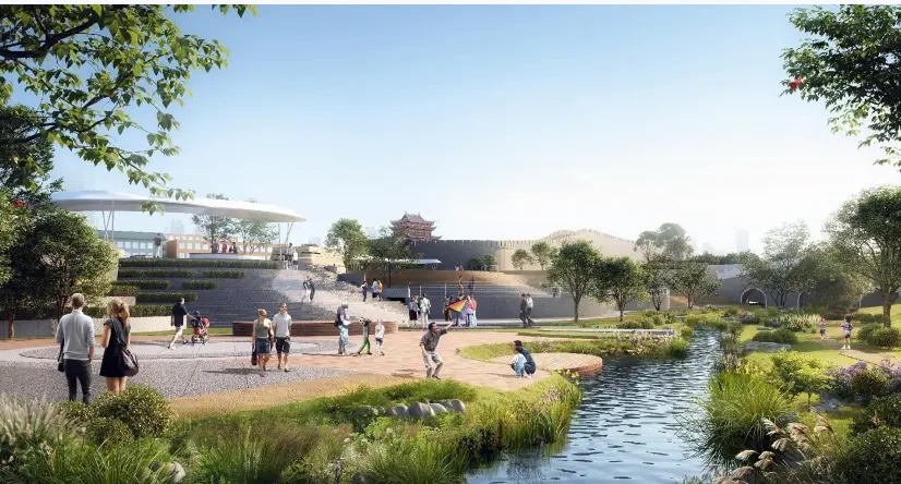 榆林長城國家文化公園凌霄塔片區(qū)二期建設項目施工